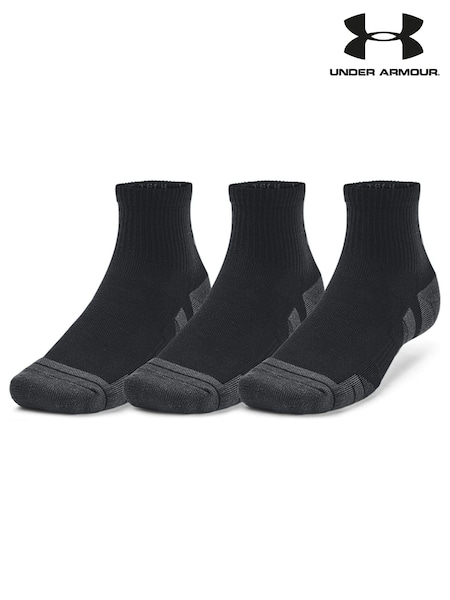 Under Armour Black Performance Tech Socks 3 Pack (D62582) | £12