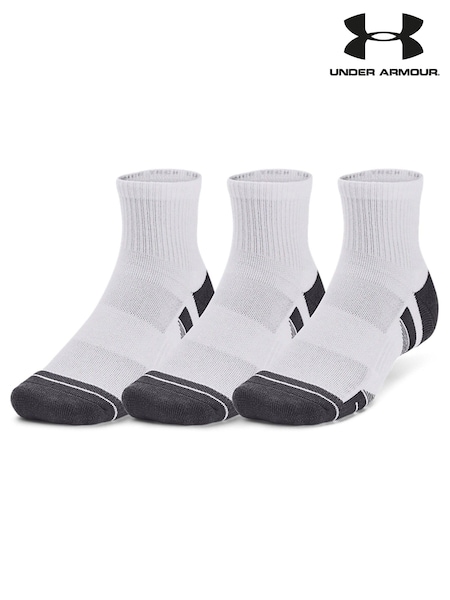Under Armour White Performance Tech Socks 3 Pack (D62584) | £12