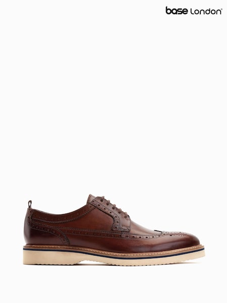 Base London Sully Lace Up Brogue Shoes (D63590) | £80