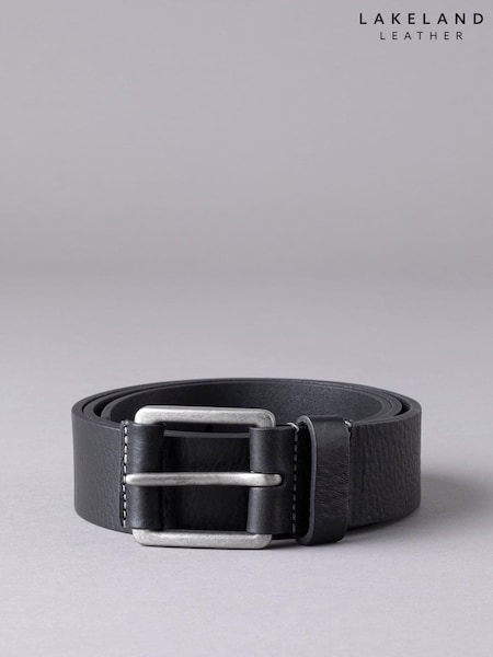 Lakeland Leather Black Braithwaite Leather Belt (D65080) | £40
