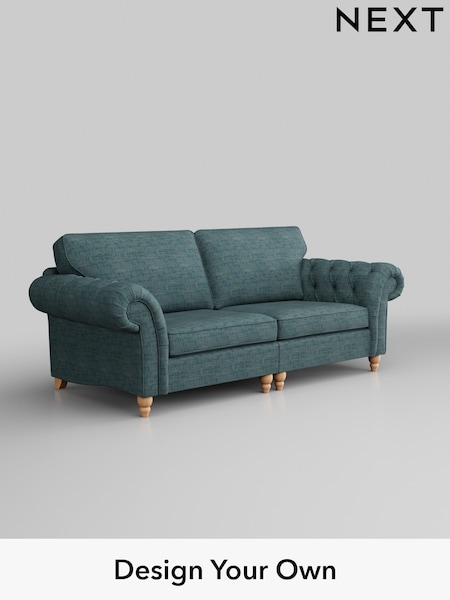 Boucle Weave Easy Clean/Dark Teal Green Gosford Highback Ii Deep Sit (D65294) | £1,599