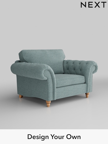 Chunky Chenille/Light Teal Green Gosford Highback Ii Deep Sit (D65311) | £1,175