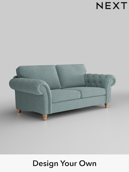 Chunky Chenille/Light Teal Green Gosford Highback Ii Deep Sit (D65311) | £1,625