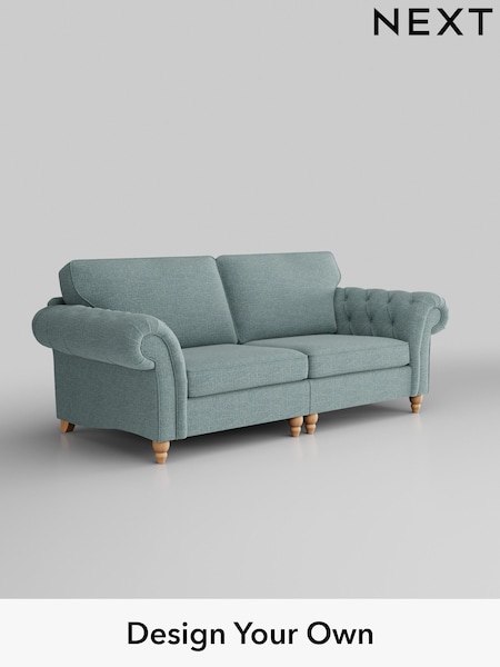 Chunky Chenille/Light Teal Green Gosford Highback Ii Deep Sit (D65311) | £1,725