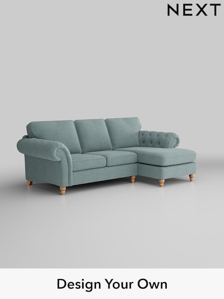 Chunky Chenille/Light Teal Green Gosford Highback Ii Deep Sit (D65311) | £2,525