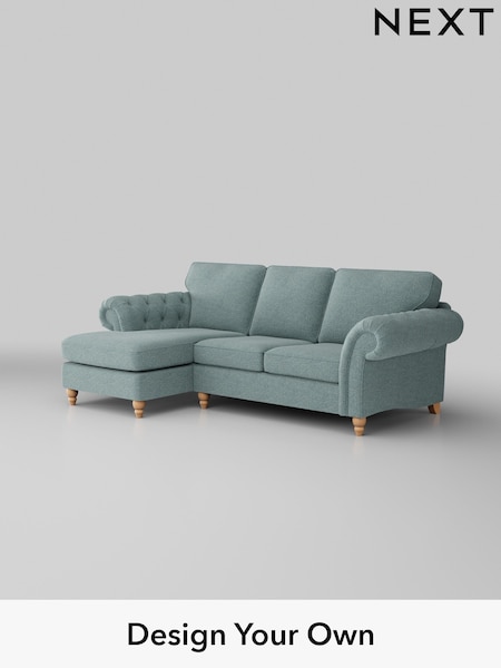 Chunky Chenille/Light Teal Green Gosford Highback Ii Deep Sit (D65311) | £2,525