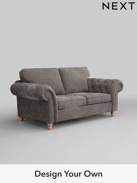 Distressed Velour/French Grey Gosford Highback Ii Deep Sit (D65334) | £1,525