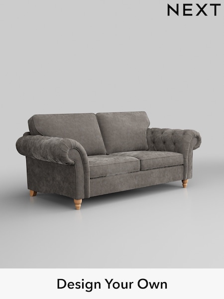 Distressed Velour/French Grey Gosford Highback Ii Deep Sit (D65334) | £1,625