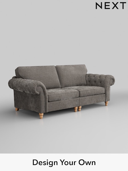 Distressed Velour/French Grey Gosford Highback Ii Deep Sit (D65334) | £1,725