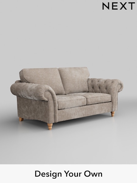 Distressed Velour/Mid Natural Gosford Highback Ii Deep Sit (D65335) | £1,525