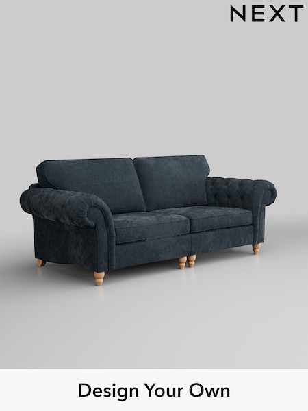 Distressed Velour/Midnight Blue Gosford Highback Ii Deep Sit (D65336) | £1,725