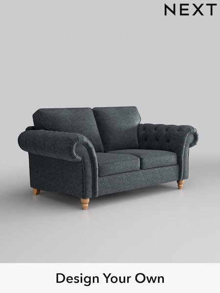 Plush Chenille/Slate Blue Gosford Highback Ii Deep Sit (D65354) | £1,425