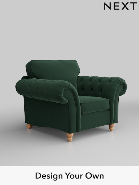 Plush Velvet Easy Clean/Bottle Green Gosford Highback Ii Deep Sit (D65358) | £1,075