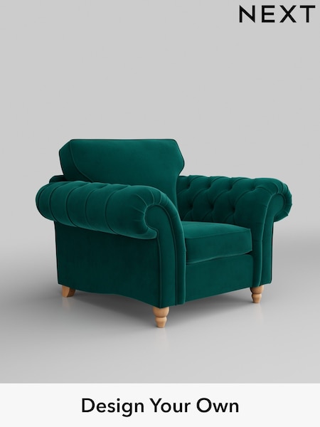 Plush Velvet Easy Clean/Juniper Green Gosford Highback Ii Deep Sit (D65361) | £1,075
