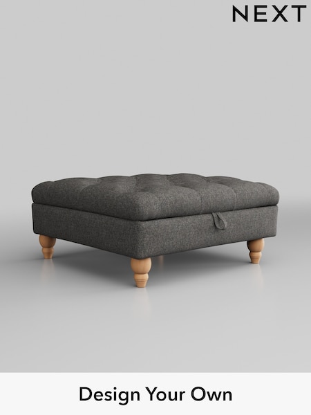 Tweedy Blend Easy Clean/Dark Grey Gosford Highback Ii Deep Sit (D65382) | £475