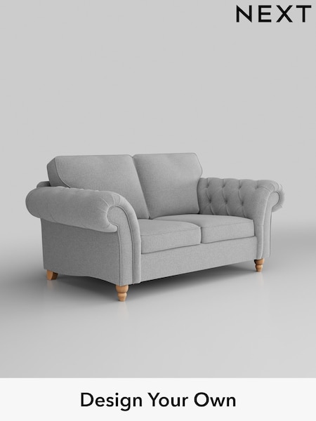 Tweedy Blend Easy Clean/Light Silver Grey Gosford Highback Ii Deep Sit (D65387) | £1,299