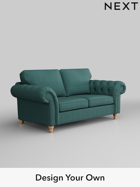 Tweedy Chenille/Dark Teal Green Gosford Highback Ii Deep Sit (D65413) | £1,399