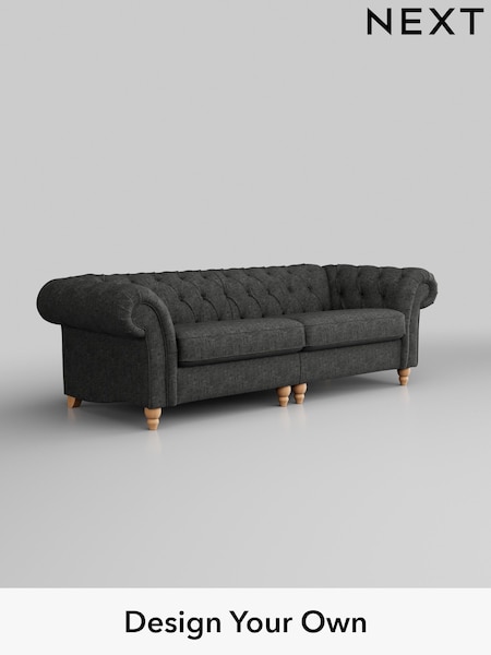 Boucle Weave Easy Clean/Charcoal Grey Gosford Ii Deep Sit (D65426) | £1,599
