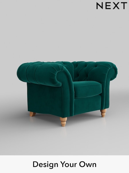 Plush Velvet Easy Clean/Juniper Green Gosford Ii Deep Sit (D65502) | £1,075