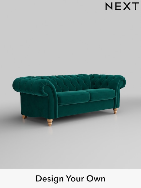 Plush Velvet Easy Clean/Juniper Green Gosford Ii Deep Sit (D65502) | £1,525