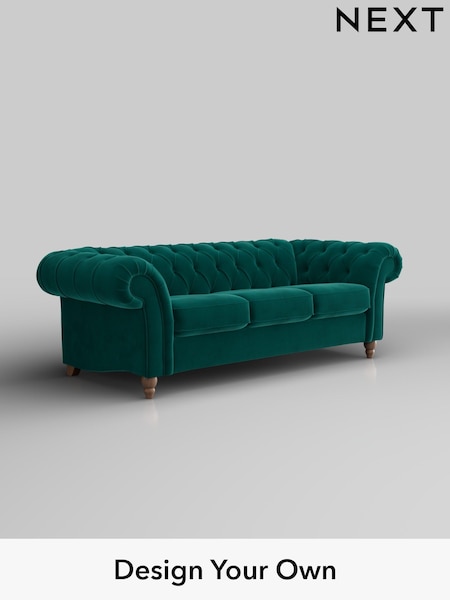 Plush Velvet Easy Clean/Juniper Green Gosford Ii Deep Sit (D65502) | £1,625
