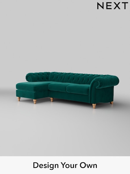 Plush Velvet Easy Clean/Juniper Green Gosford Ii Deep Sit (D65502) | £2,525