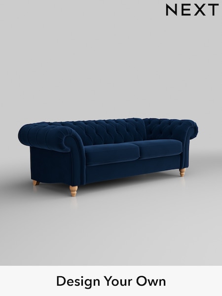 Plush Velvet Easy Clean/Navy Blue Gosford Ii Deep Sit (D65504) | £1,625