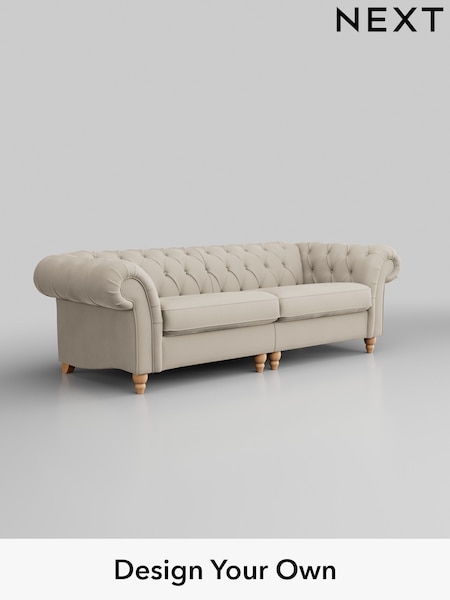 Plush Velvet Easy Clean/Oyster Gosford Ii Deep Sit (D65510) | £1,725