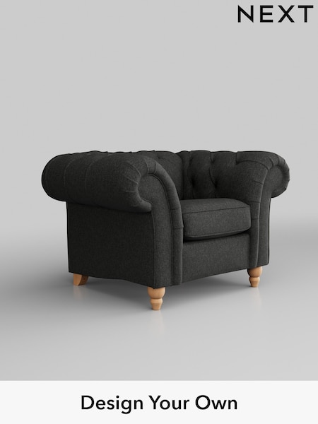 Tweedy Blend Easy Clean/Charcoal Grey Gosford Ii Deep Sit (D65521) | £975