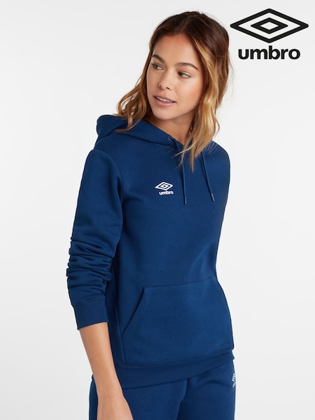 Umbro Dark Blue Club Leisure Overhead Hoodie (D66406) | £30