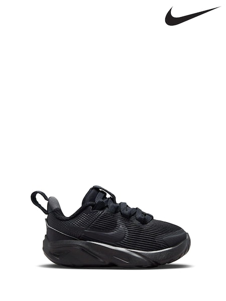 Nike Black Infant Star Runner 4 Trainers (D66599) | £30