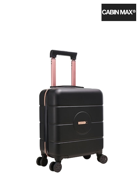 Cabin Max Black Rose Anode Four Wheel Carry On Easyjet Sized Underseat 45cm Suitcase (D66935) | £50