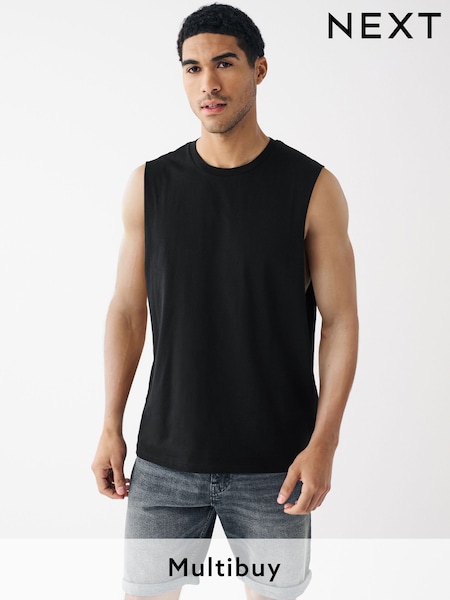 Black Tank Top Vest (D66984) | £8