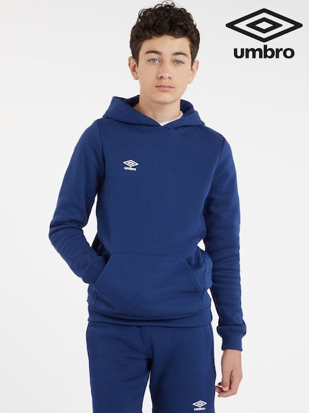 Umbro Blue Ground Club Leisure Overhead Hoodie (D67798) | £25