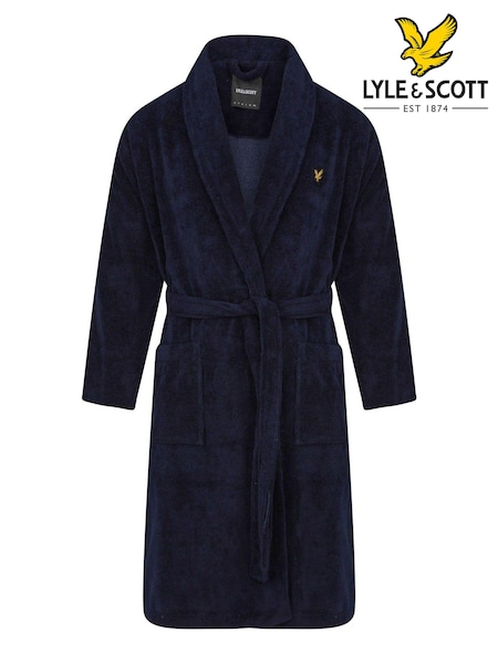 Lyle & Scott Blue Lucas Bathrobe (D67822) | £67.50