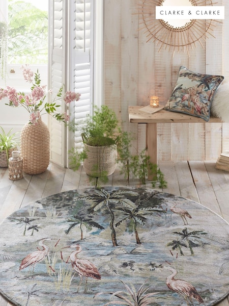 Natural Clarke & Clarke Habitat Rug (D68796) | £333