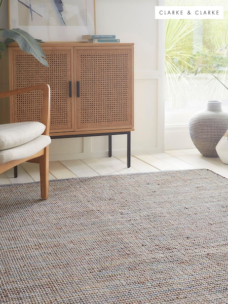 Asiatic Rugs Teal Blue/Grey Clarke & Clarke Gabrielle Rug (D68811) | £286 - £812