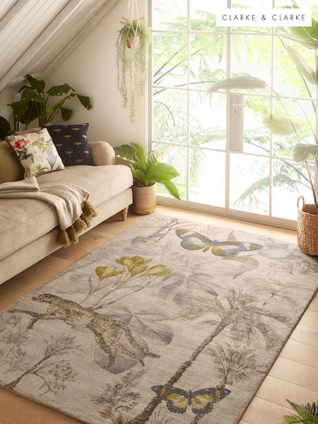 Natural Clarke & Clarke Botany Rug (D68814) | £265 - £754