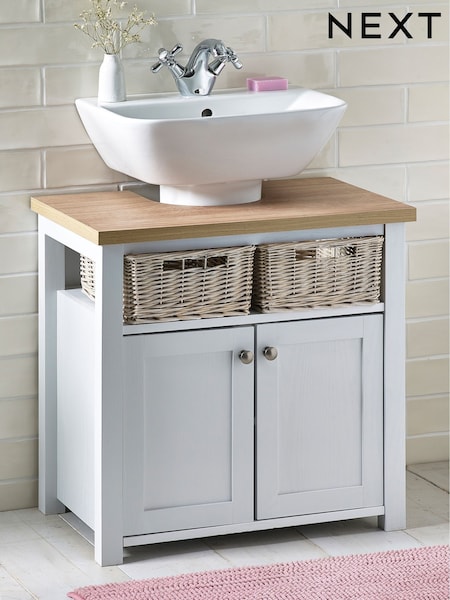 Chalk Malvern Under Sink Unit Under Sink Storage Unit (D70315) | £170