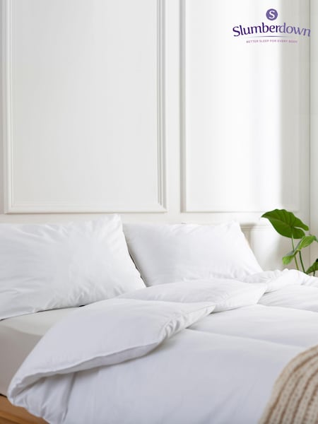 Slumberdown Feels Like Down White 15 Tog Duvet (D70717) | £30 - £44