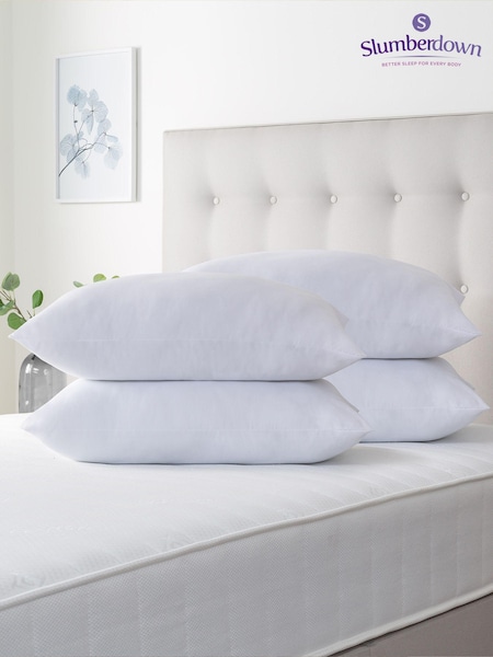 Slumberdown Cosy Nights White Pillows 4 Pack (D70721) | £24