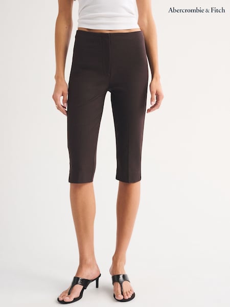 Brown - Abercrombie & Fitch Capri Bottoms