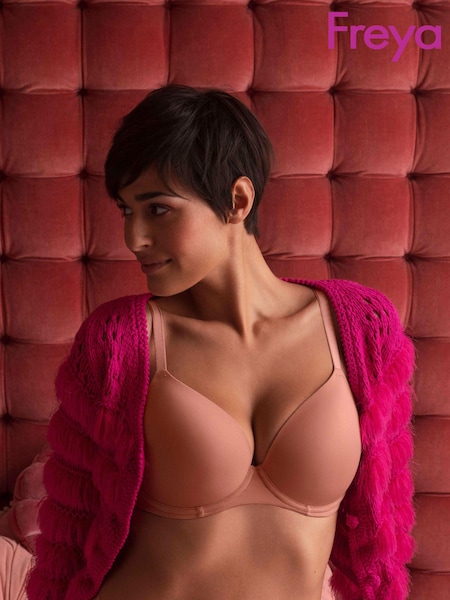 Freya Pink Ash Rose Undetected Underwire Moulded Bra (D71024) | £39