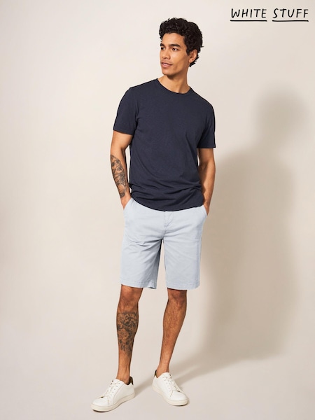 White Stuff Grey Sutton Organic Chino Shorts (D71936) | £45