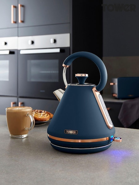 Tower Blue Cavaletto 1.7L 3KW Kettle (D72007) | £40