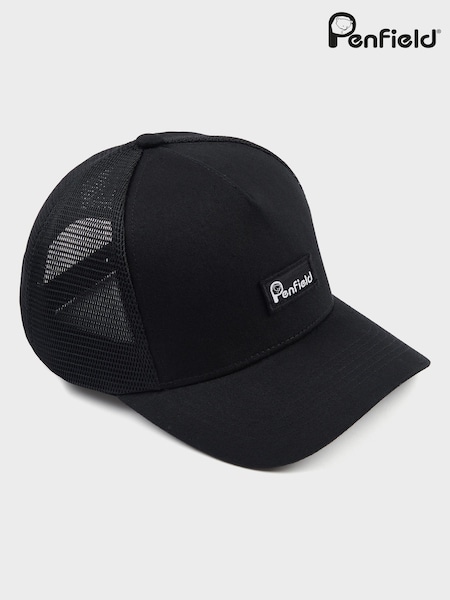 Penfield Black Trucker Cap (D72685) | £35