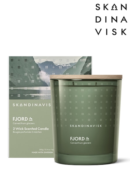 Skandinavisk Fjord 2-wick Scented Candle 350g