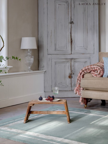 Laura Ashley Blue Redbrook Rug (D74695) | £345 - £859