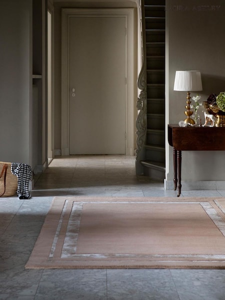 Laura Ashley Brown Redbrook Rug (D74698) | £0