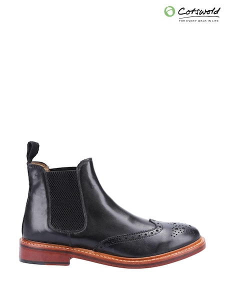 Cotswold Siddington Leather Goodyear Welt Boots (D75610) | £100